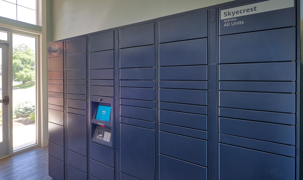 24-Hour Package Lockers with Amazon HUB