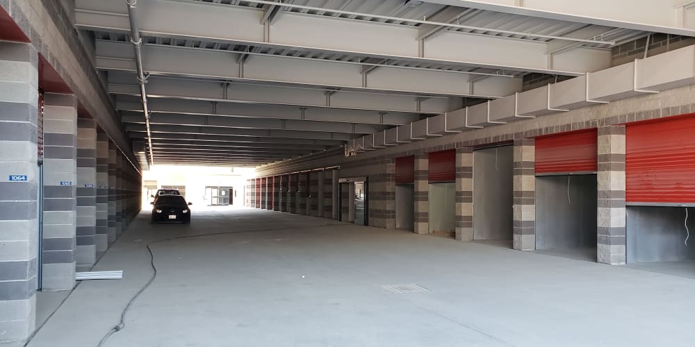 Covered drive-up access for quick stops at San Jose, California