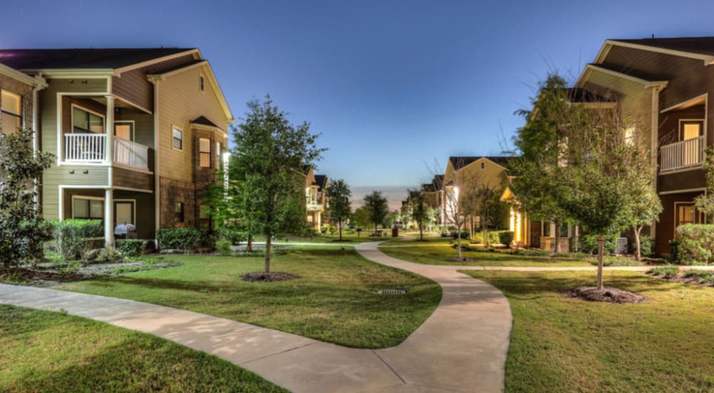 Sidewalk at Avenues at Shadow Creek Ranch in Pearland, Texas