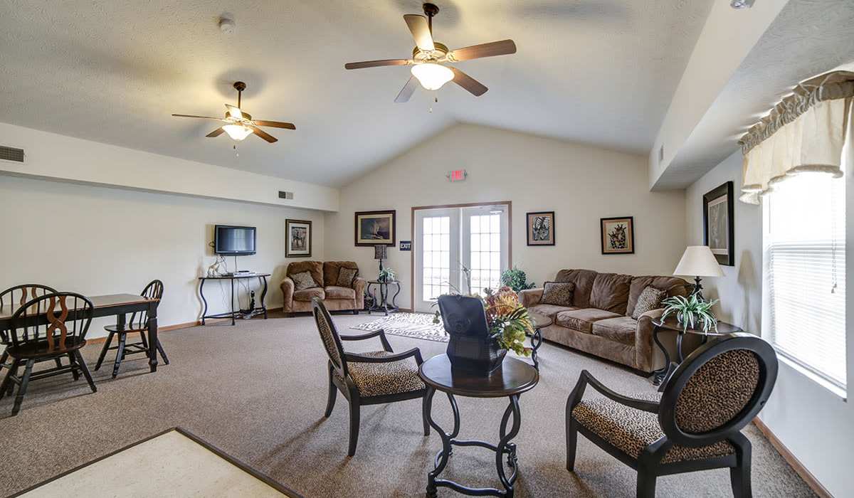 Community room at Ridgewood Greene in Reynoldsville, Pennsylvania