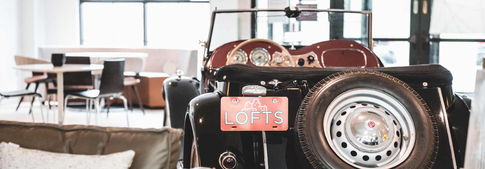 Jeep in the community at Hudson Lofts in Erie, Pennsylvania