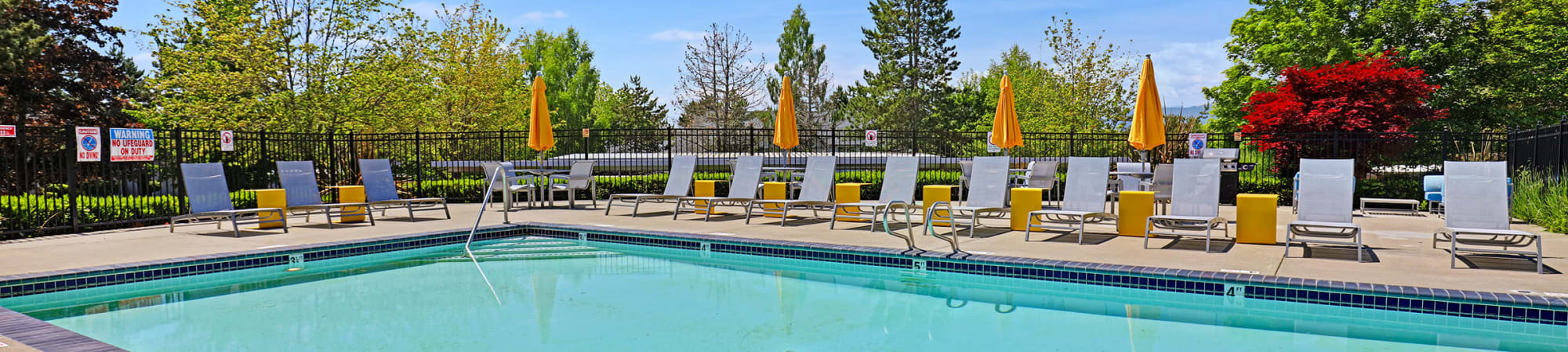 Photo Gallery of our outdoor pool and our other amenities for Cascade Ridge in Silverdale, Washington