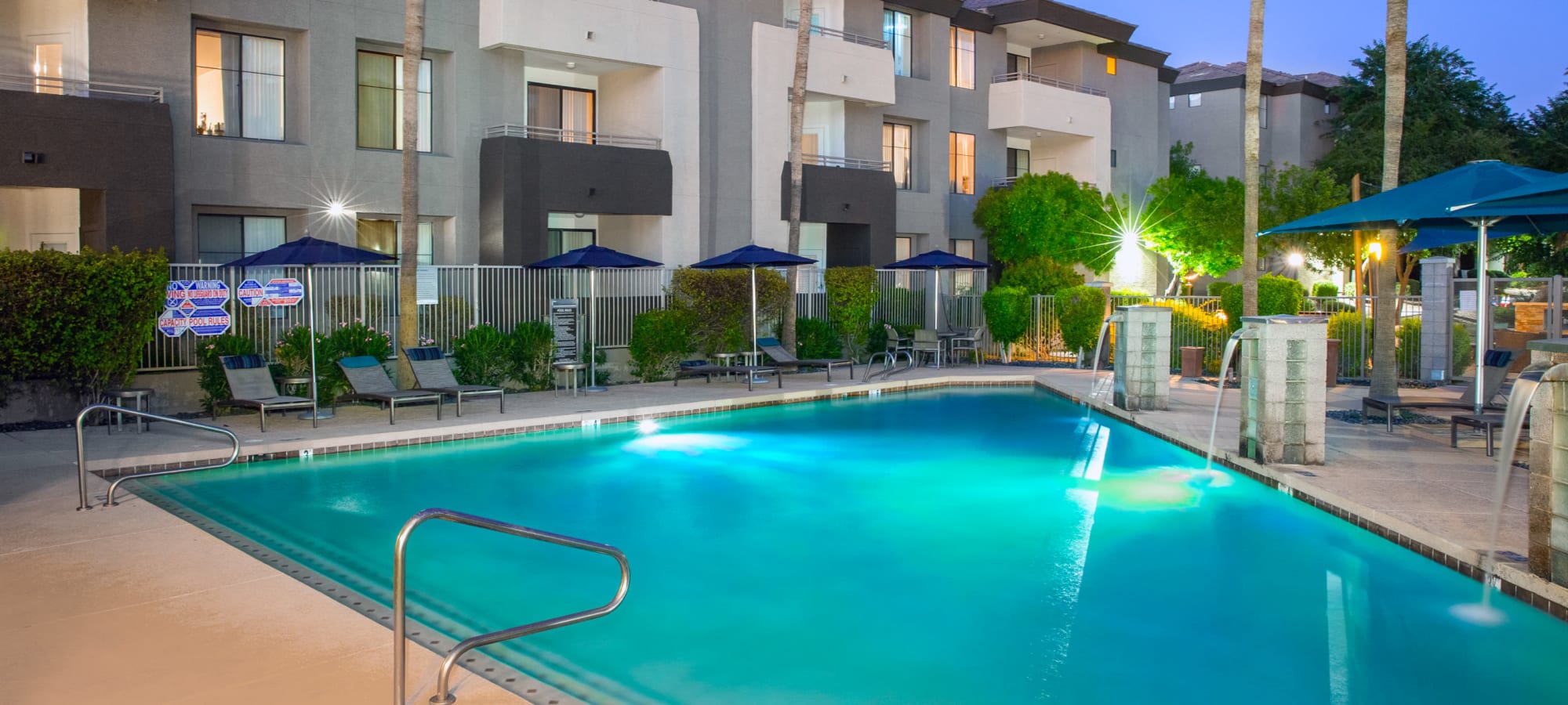 Resort-style pool at Ascent at Papago Park, Phoenix, Arizona