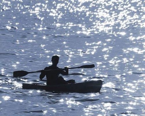 Resident kayaking in Baldwinsville, New York near The Landings at Meadowood