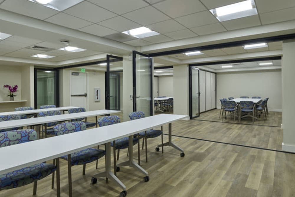 Community conference room at Hale O Meleana in Honolulu, Hawaii