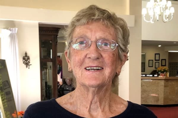 Nancy Wenaus at Victoria Park Personal Care Home in Regina, Saskatchewan