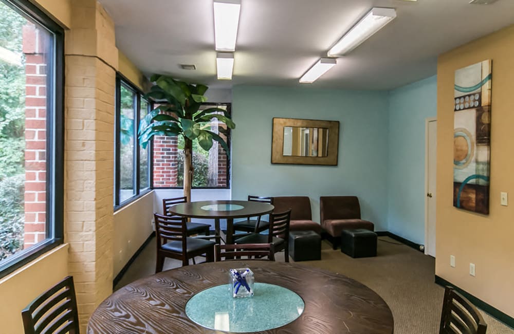 Clubhouse at The Waterford Apartments in Columbia, South Carolina