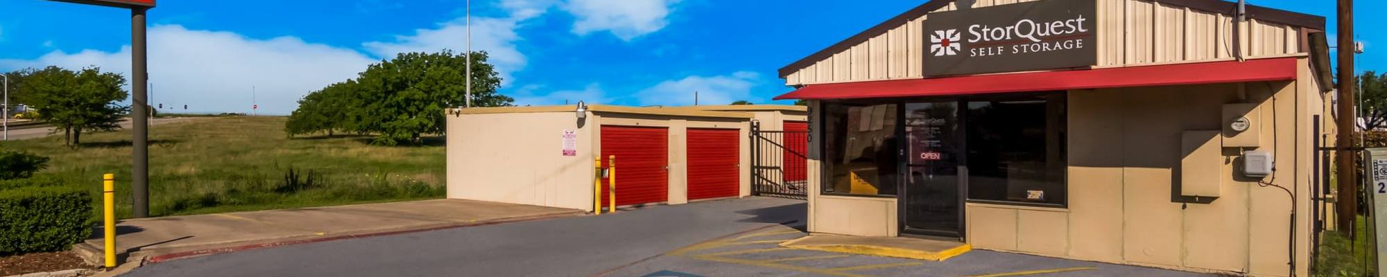 Unit sizes and prices at StorQuest Self Storage in Fort Worth, Texas