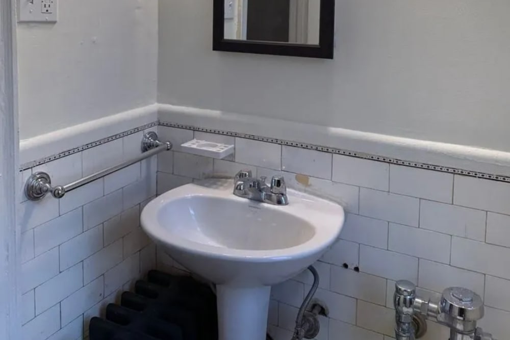 Bathroom at Detroit Living in Detroit, Michigan