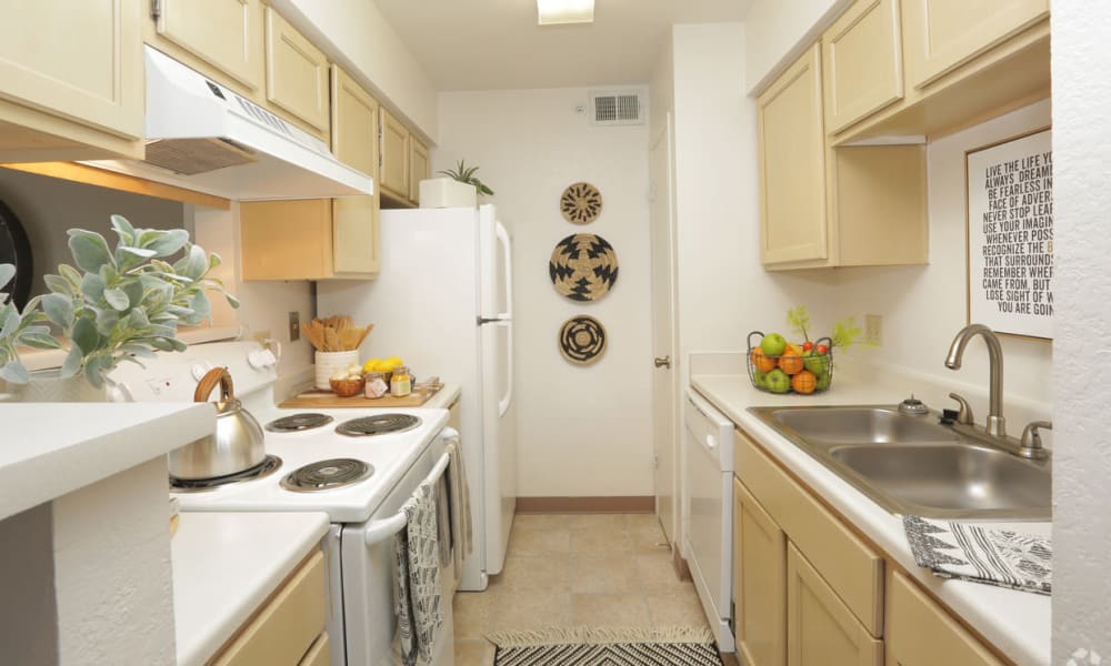 Kitchen at Shadow Ridge Apartments in El Paso, Texas