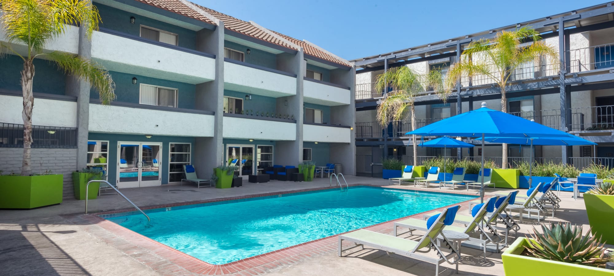 Refreshing pool at The Howard, Glendale, California