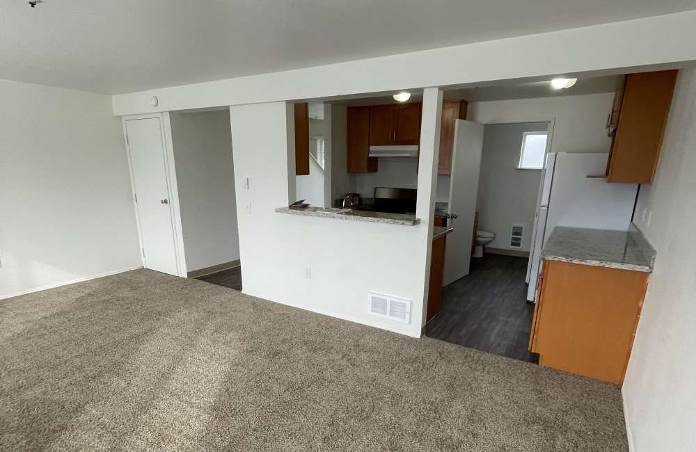 Living room at Cherry Creek Apartments