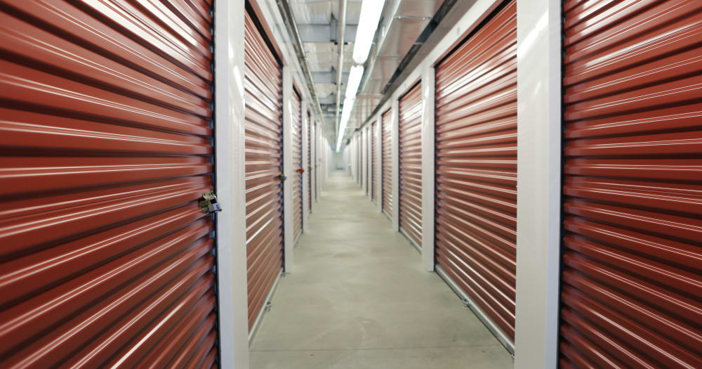 Storage units at Clover Basin Self-Storage in Longmont, Colorado