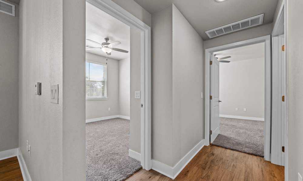 Way to the bedroom at Cedar Springs in Corsicana, Texas