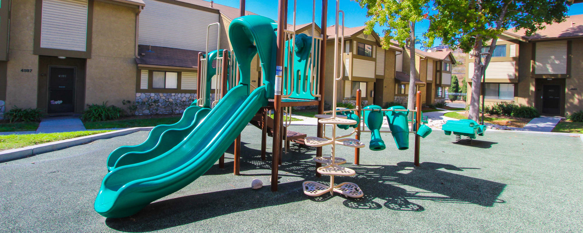 A playground at Home Terrace in San Diego, California