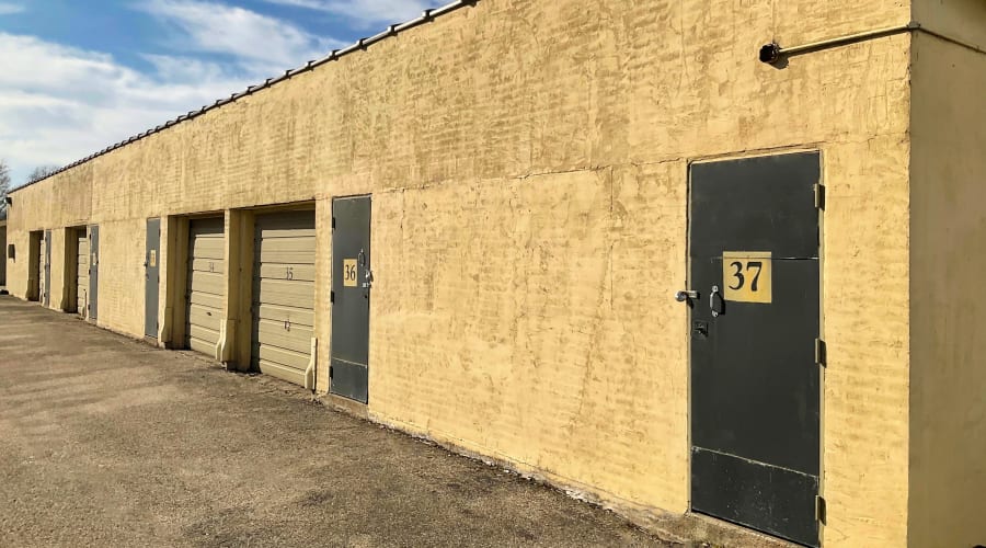 Exterior of outdoor units at KO Storage in Franklin, Ohio