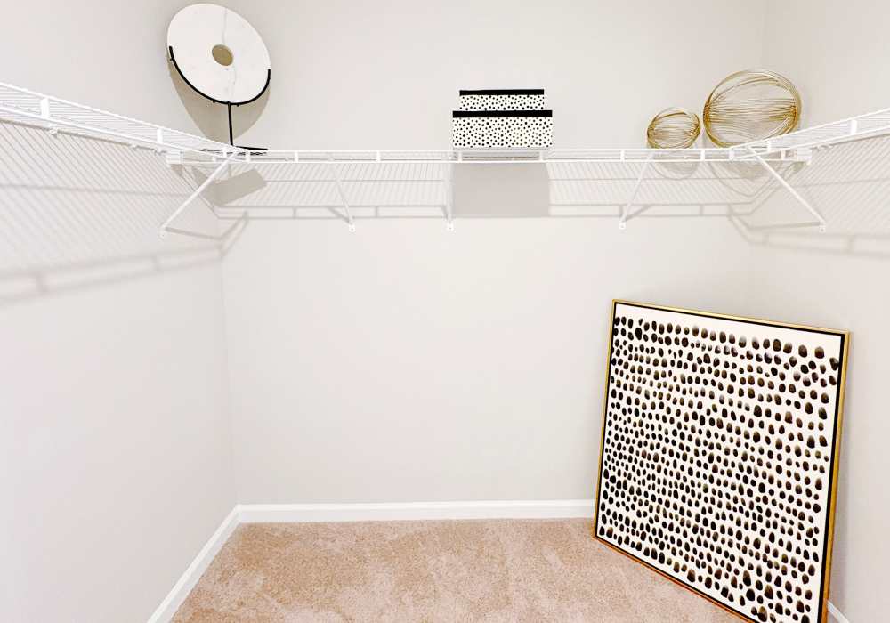 Spacious closet at Carroll at Cane Ridge Apartments in Antioch, Tennessee