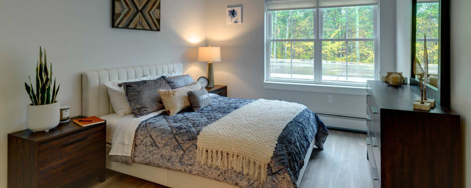 Bedroom at The Ledges in Ashland, Massachusetts