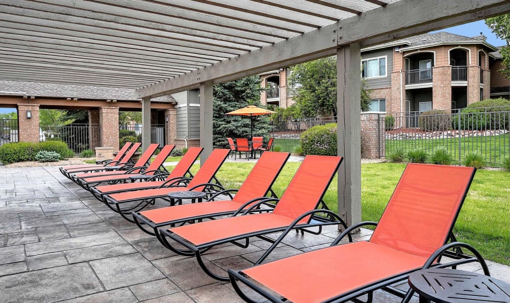Pool at Hawthorne Hill Apartments in Northglenn