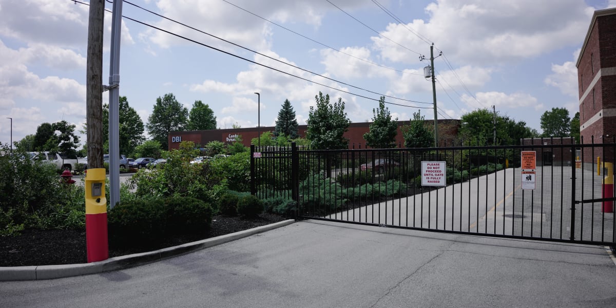 Electronic Gate Access at Signature Self Storage in Carmel, Indiana