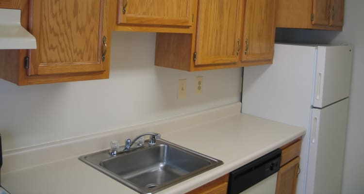 Spacious kitchen at Hamilton Manor in Hyattsville, MD