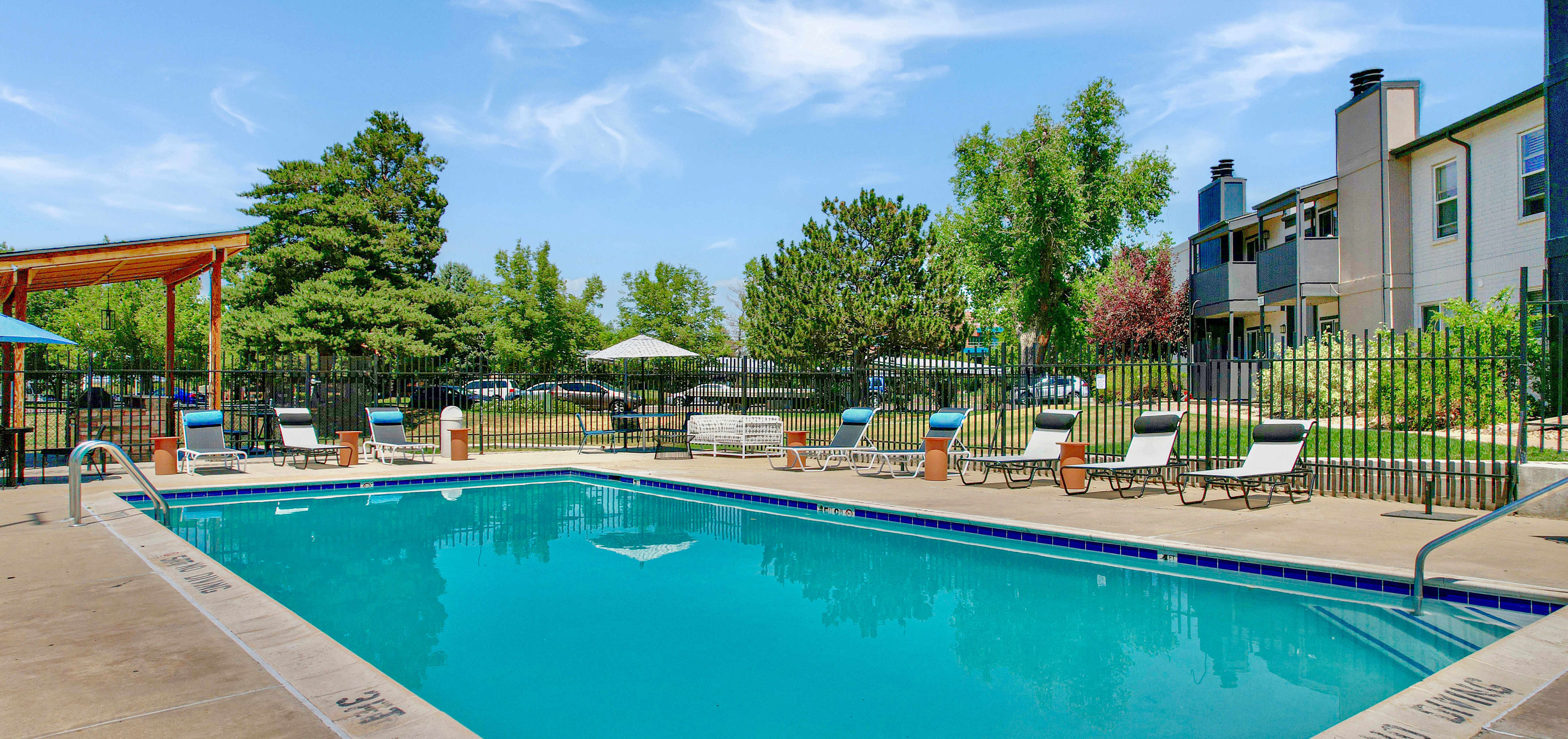 Swimming pool at Ascent at Havana in Denver, Colorado h