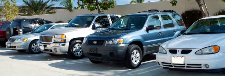 Cars stored at A-1 Car Storage - San Diego in San Diego, California - Mobile