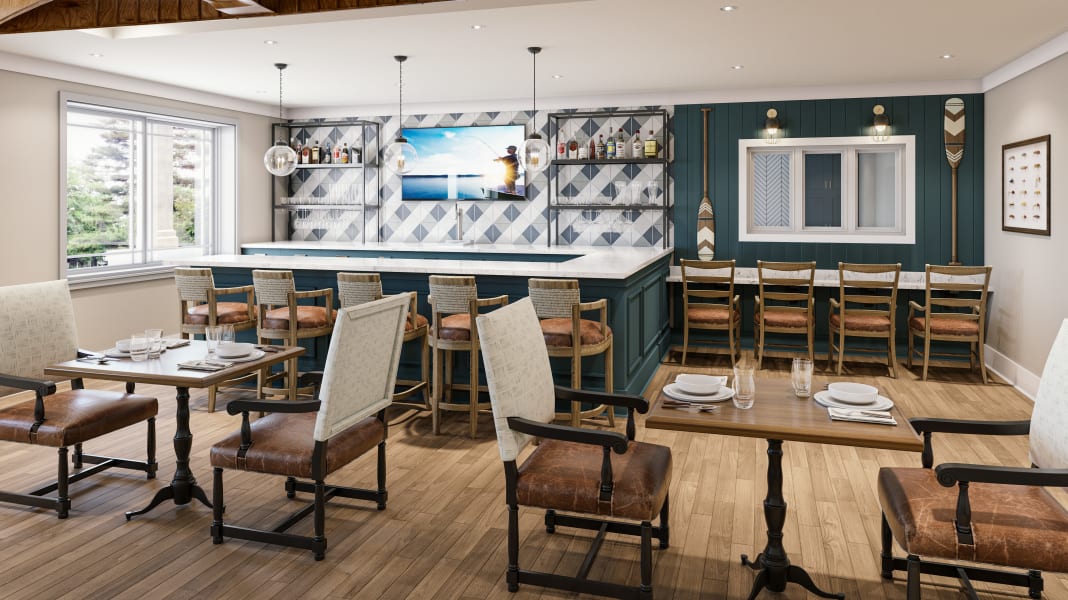 Pub room at Monark Grove Madison in Madison, Alabama