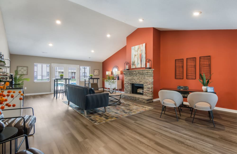 Resident clubhouse interior at Gable Oaks Apartment Homes in Rock Hill, South Carolina