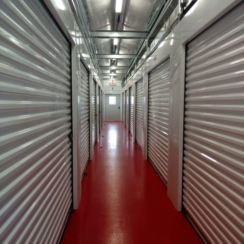 Climate controlled storage units at Red Dot Storage in Charlestown, Indiana