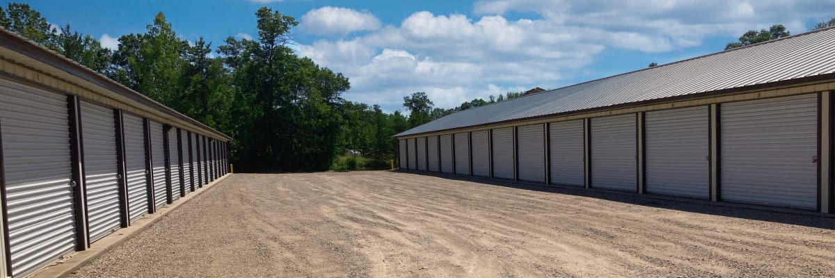 Unit sizes and prices at KO Storage in Baxter, Minnesota