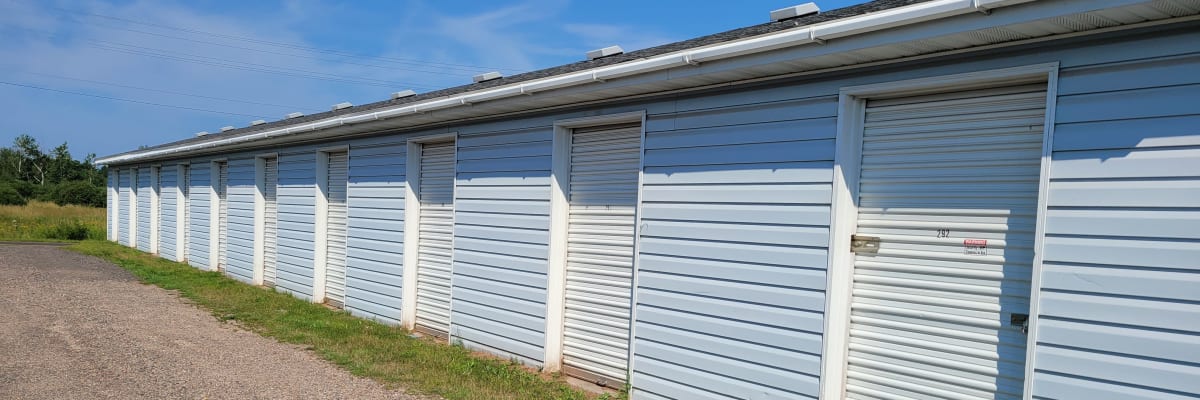 Unit size guide from KO Storage in Superior, Wisconsin