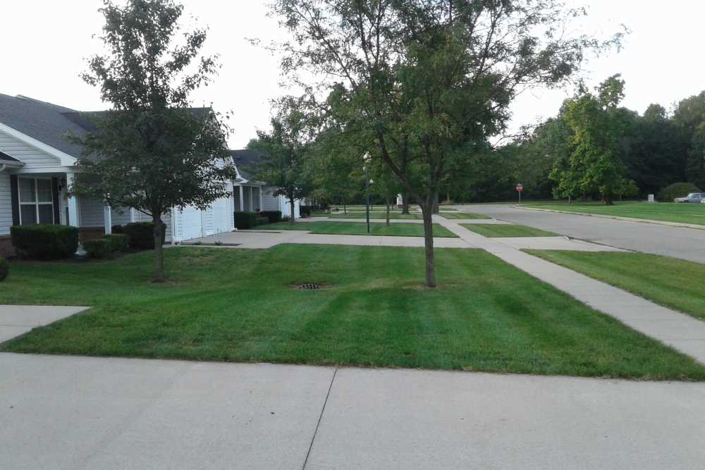 Apartment outdoor at Hampton Pointe Senior Living in Three Rivers. MI