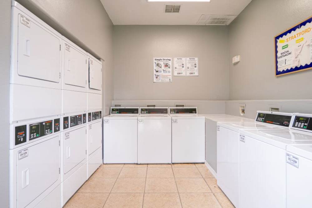 Community laundry facility at Stratford Point in Sanford, Florida
