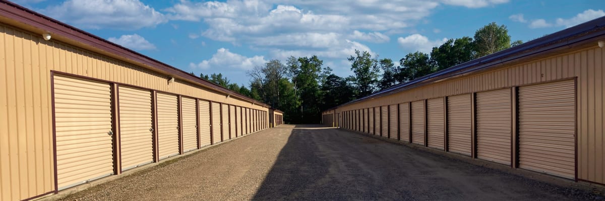 Features at KO Storage in Nisswa, Minnesota