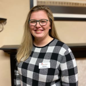 Makayla Duffie, Life Enrichment Director at Garden Place Waterloo in Waterloo, Illinois.
