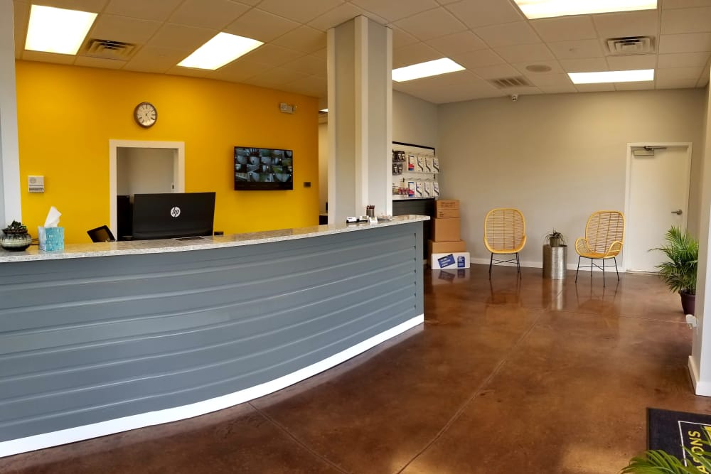 Leasing office at All Seasons Self Storage in Wilmington, North Carolina