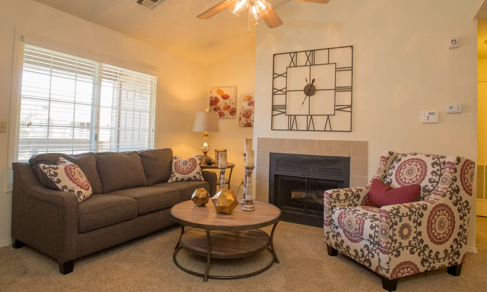 Home office set up at Chardonnay in Tulsa, Oklahoma