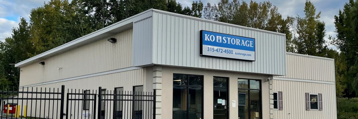 Unit size guide from KO Storage in Watertown, New York