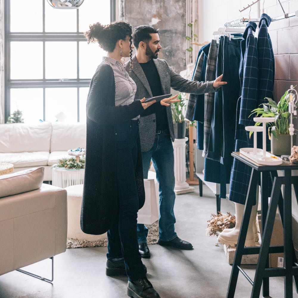 Residents at a boutique near The Cliftwood in Sandy Springs, Georgia