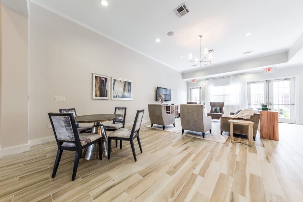 Community clubhouse at Marquis at Cinco Ranch in Katy, Texas