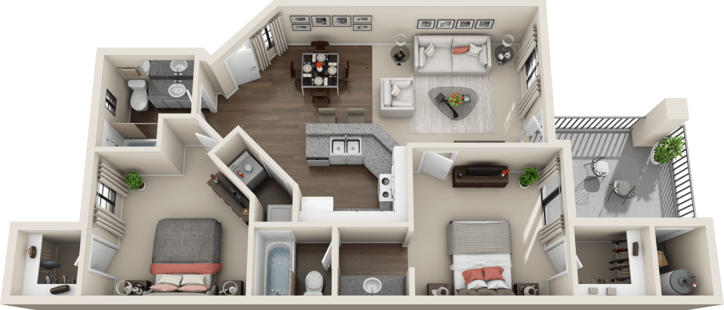 1, 2 & 3 bedroom apartments in tucson, az