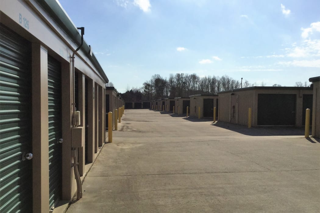 Outdoor units at Cardinal Self Storage - Burlington in Burlington, North Carolina