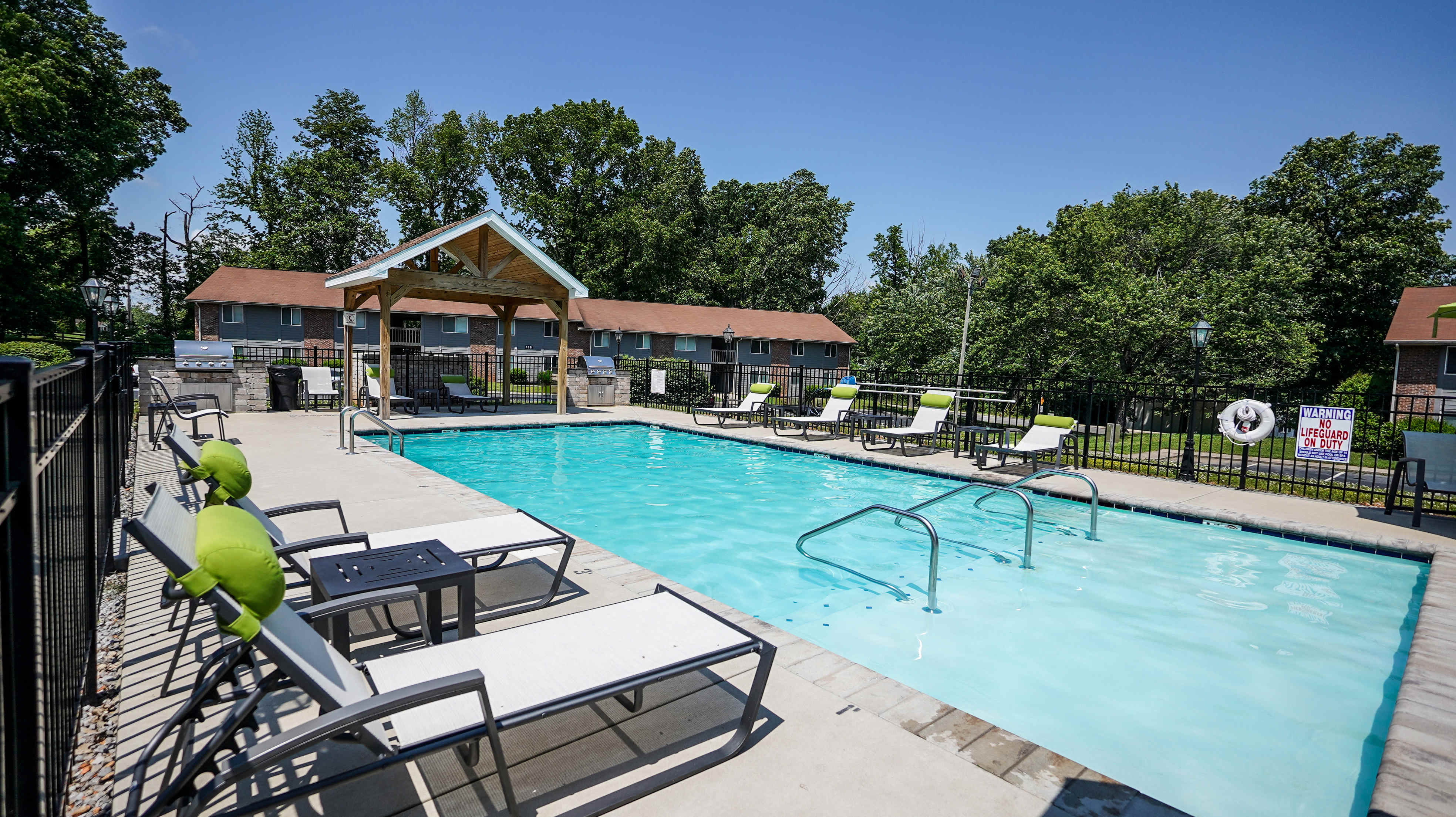 Swimming pool at Northwoods Apartments in Clarksville, Tennessee