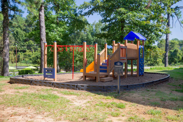 Spacious playground at Avondale Reserve in Avondale Estates, Georgia