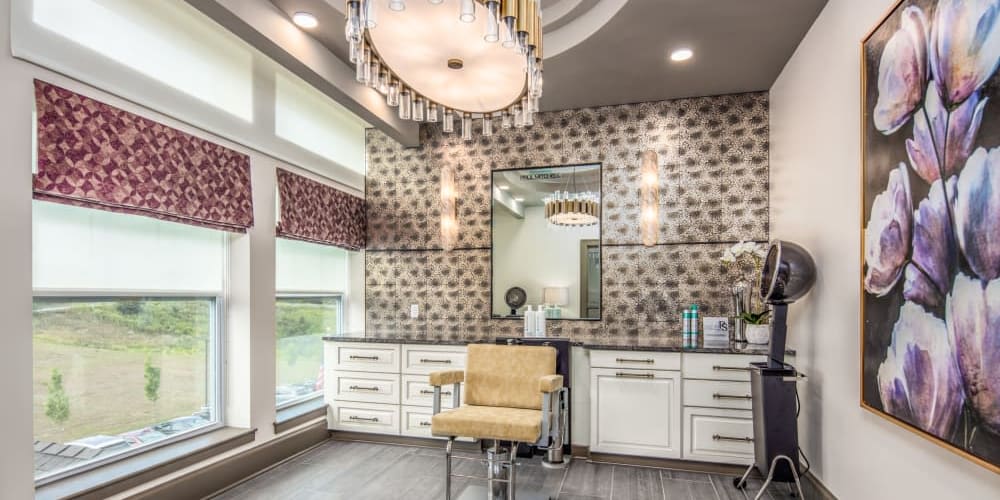 Beauty salon at Anthology of McCandless in Pittsburgh, Pennsylvania