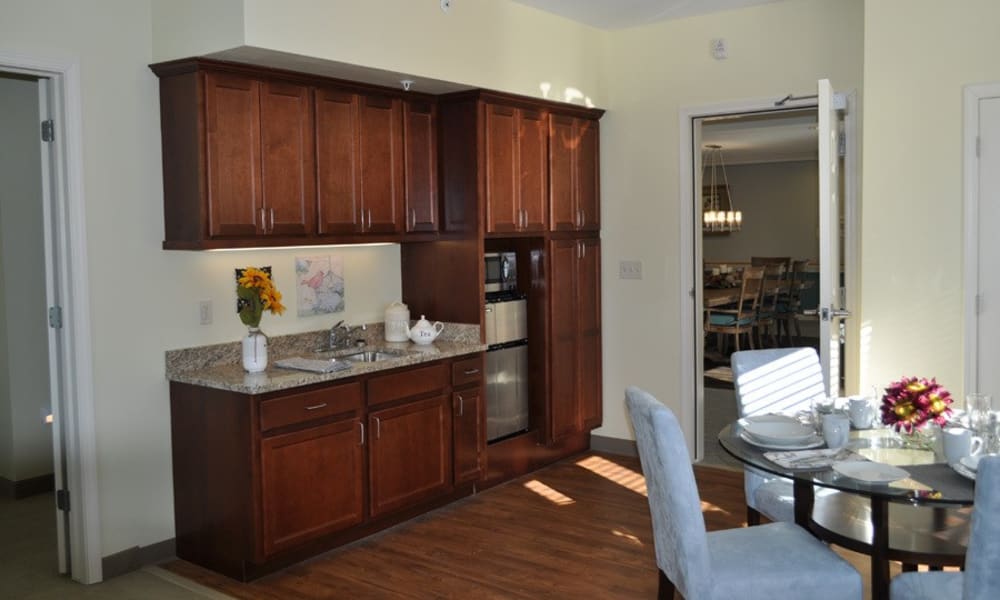 Kitchenette in a home at Governor's Village in Mayfield Village, Ohio