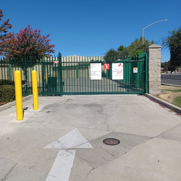 Drive-up access storage units at StorQuest Self Storage in Stockton, California