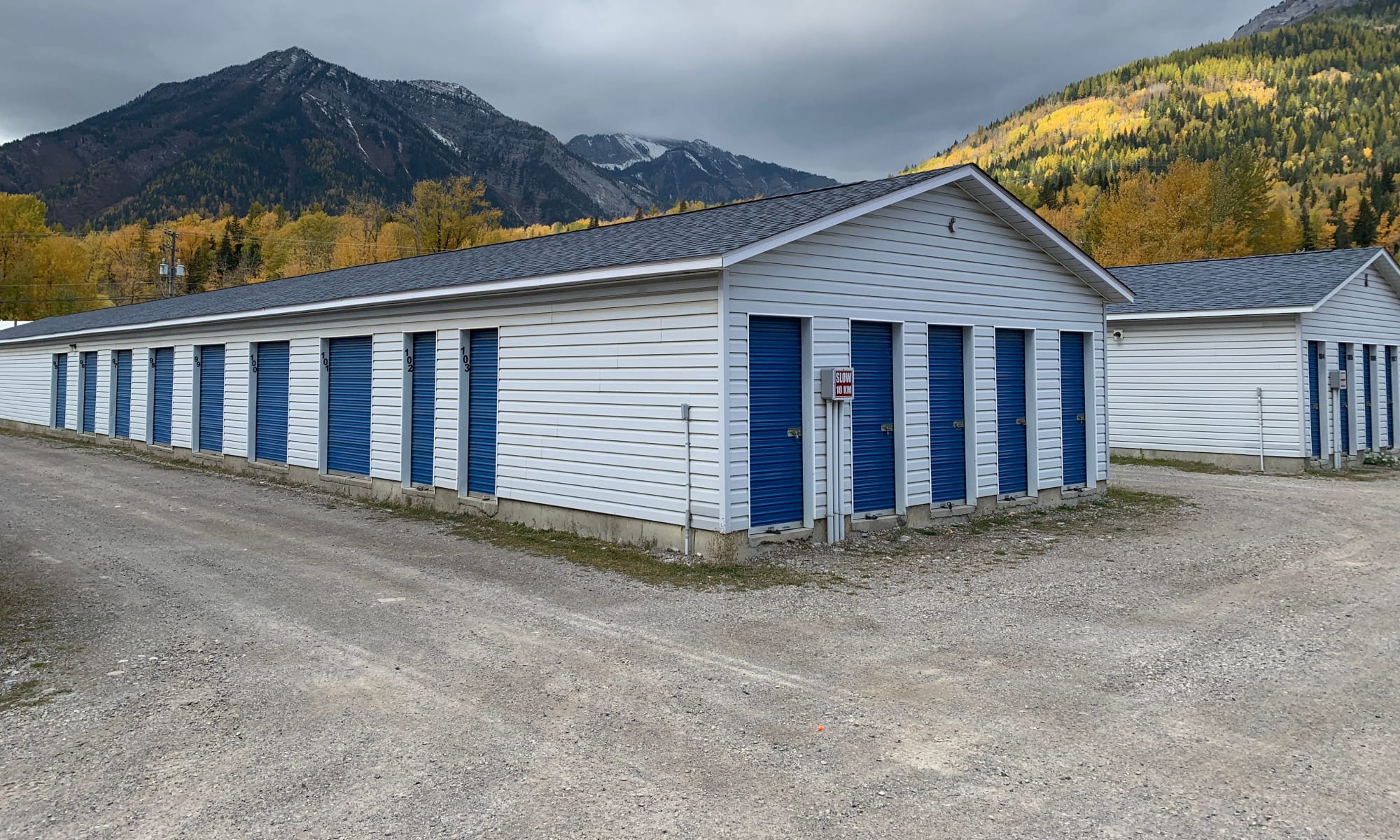Self storage at CityBox Storage in Fernie, British Columbia