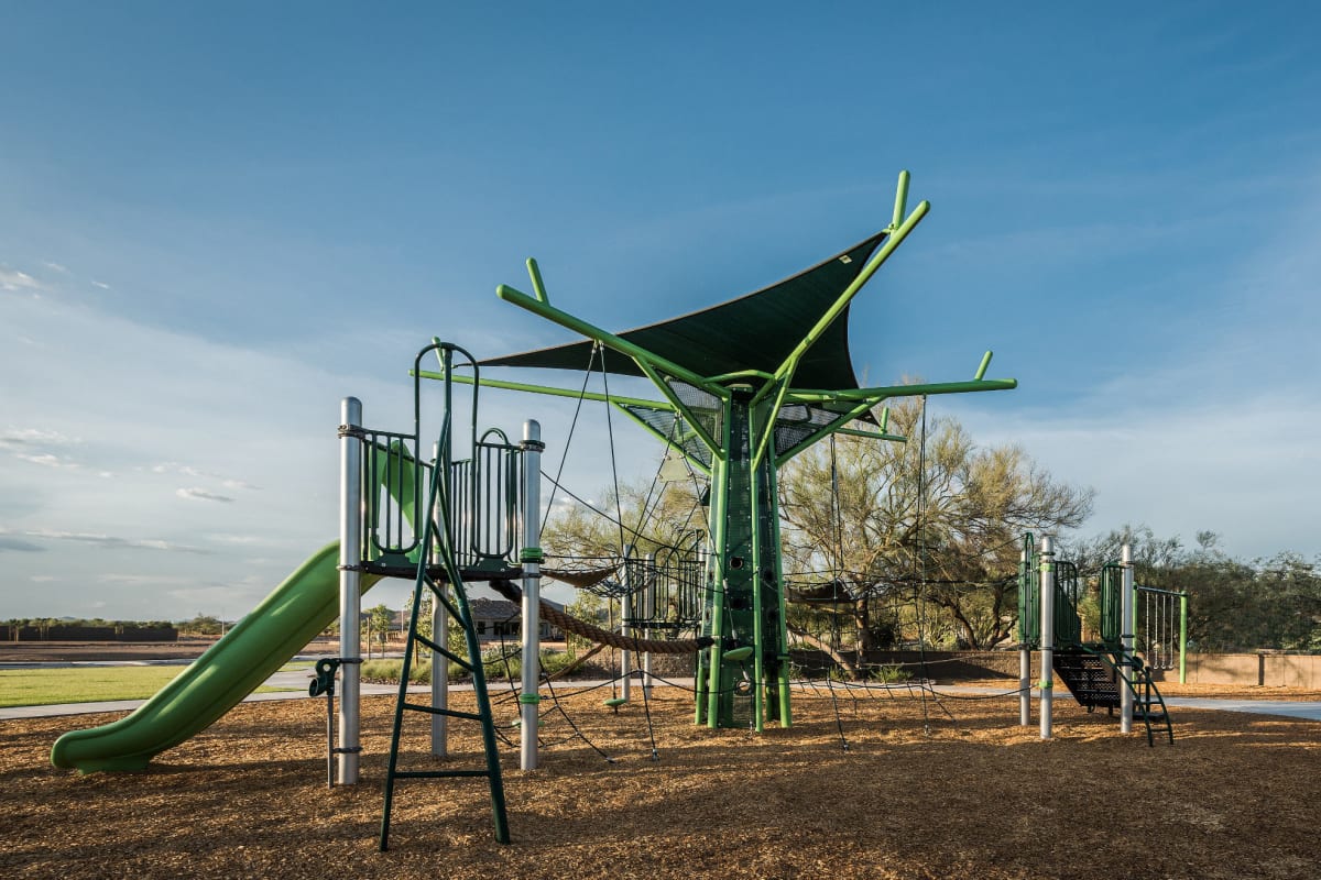 The playground at BB Living at Union Park in Phoenix, Arizona